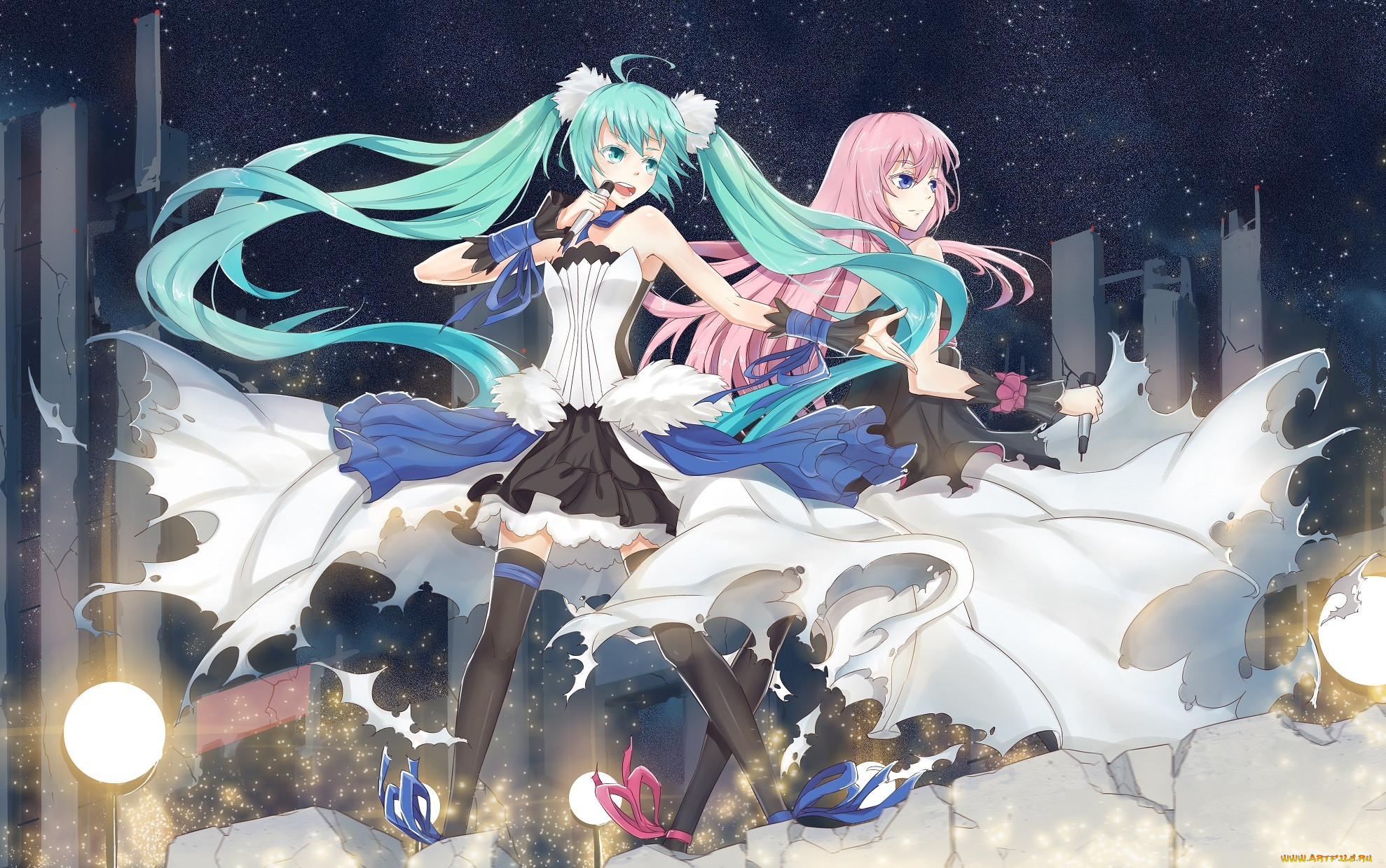 vocaloid, , , , , megurine, luka, hatsune, miku, , , , , 